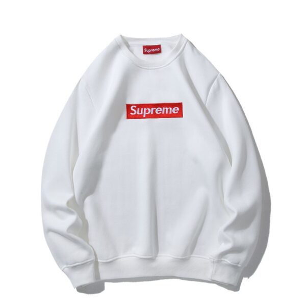 Sweatshirt Supreme Box Logo White SP011 - Image 1