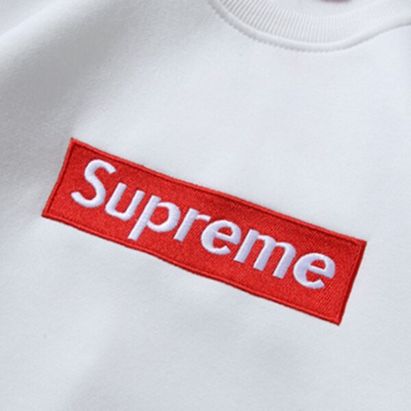 Sweatshirt Supreme Box Logo White SP011 - Image 4