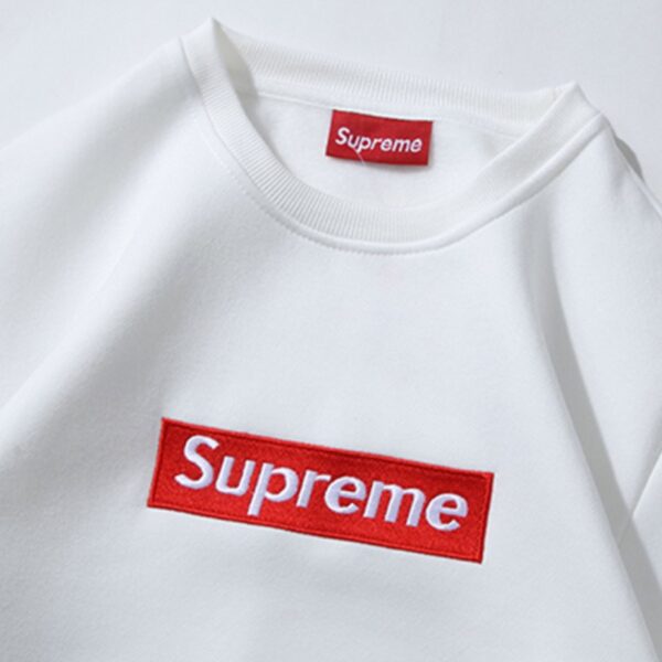 Sweatshirt Supreme Box Logo White SP011 - Image 6