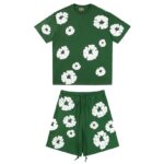 Set Denim Tears White Clouds Green