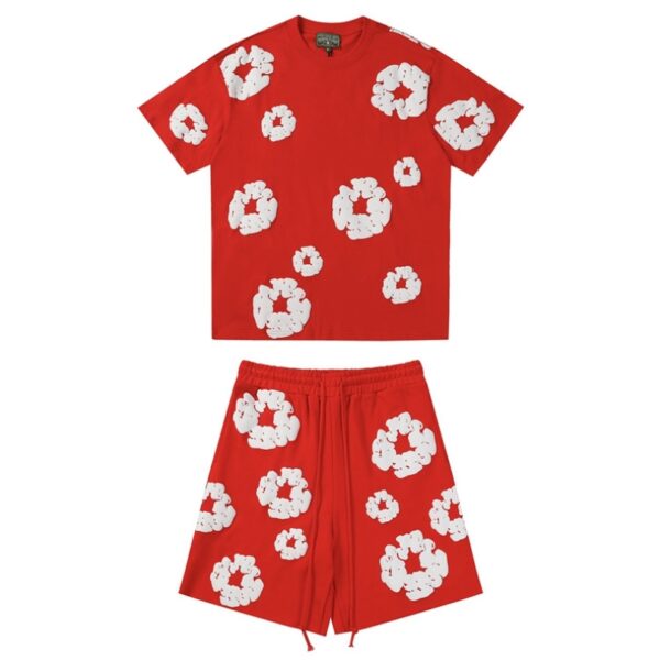 Set Denim Tears White Clouds Red - Image 1
