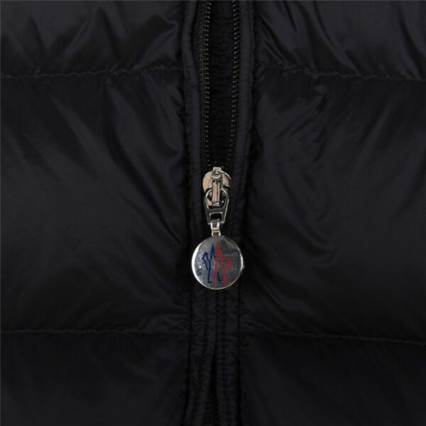 Vest Puffer Moncler Hooded Black Logo MCL011 - Image 7