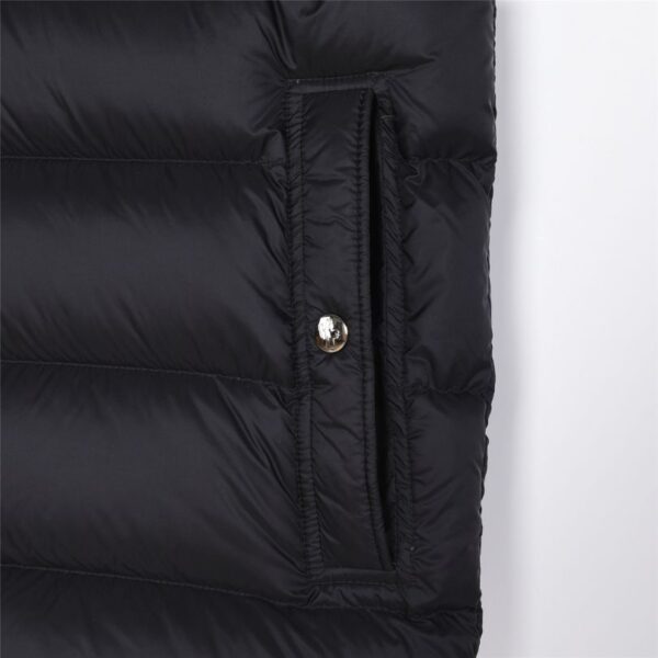 Vest Puffer Moncler Hooded Black Logo MCL011 - Image 6
