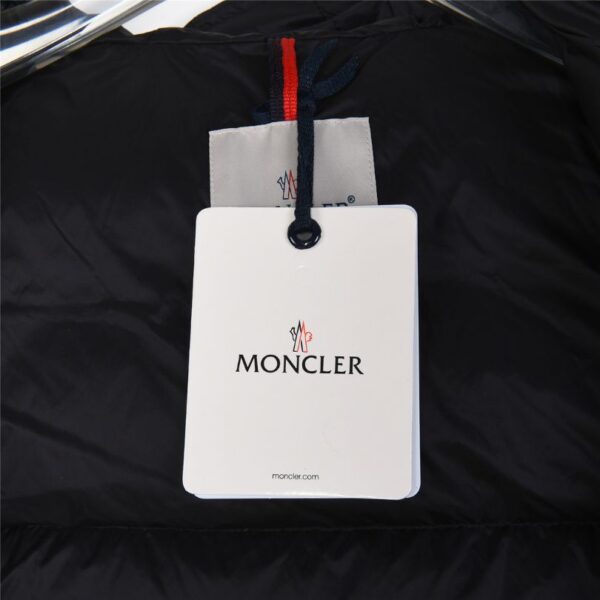 Vest Puffer Moncler Hooded Black Logo MCL011 - Image 9