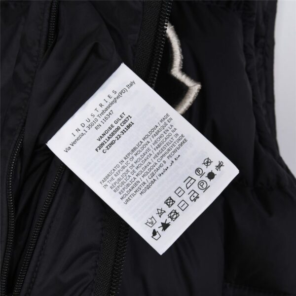 Vest Puffer Moncler Hooded Black Logo MCL011 - Image 10