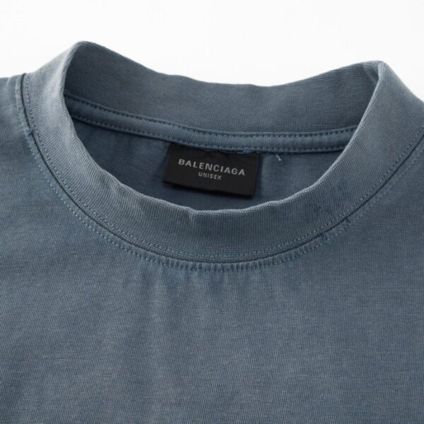 T-shirt Balenciaga Graffiti Black Oversized BL024 - Image 4