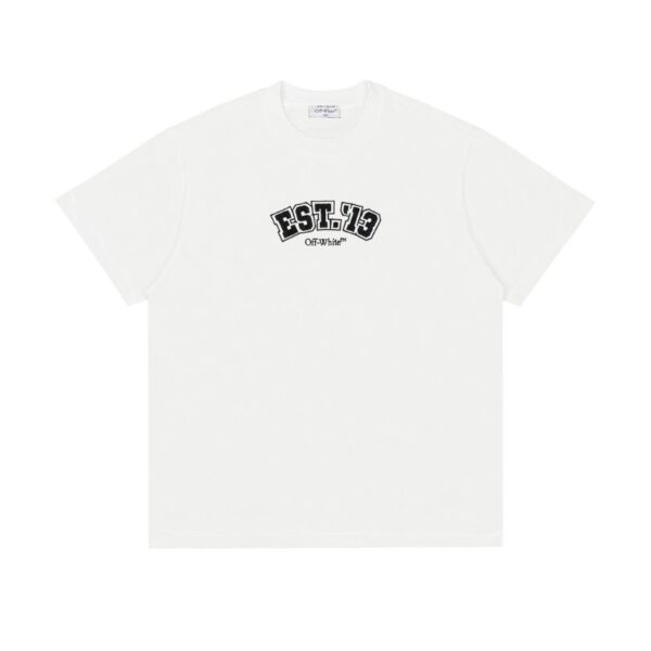 T-shirt Off-White Multi Logo Graphic White Oversized OFF003 - Image 1