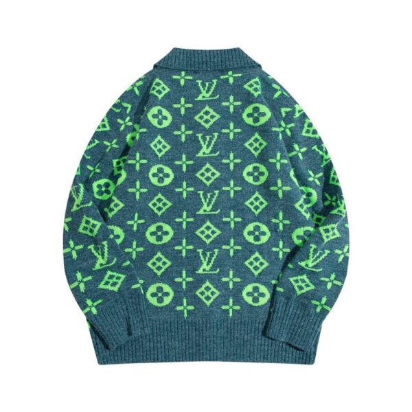 Cardigan Louis Vuitton LV Monogram Knit LV057 - Image 5