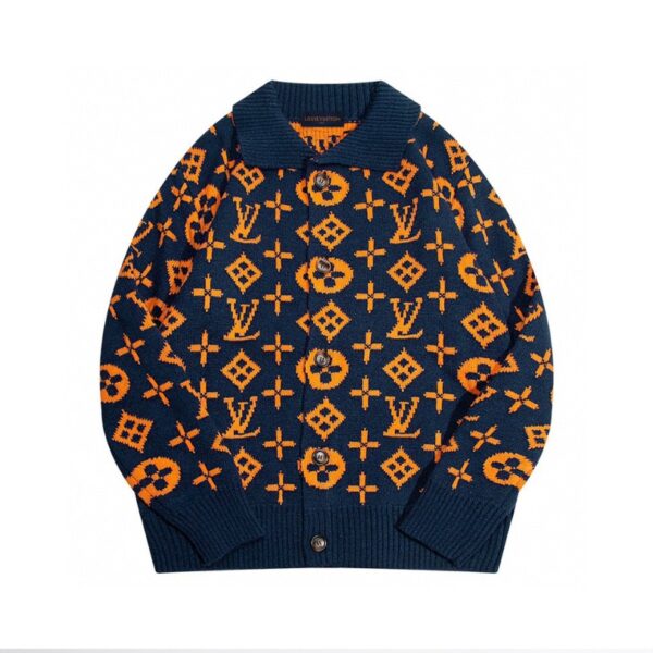 Cardigan Louis Vuitton LV Monogram Knit LV057 - Image 3