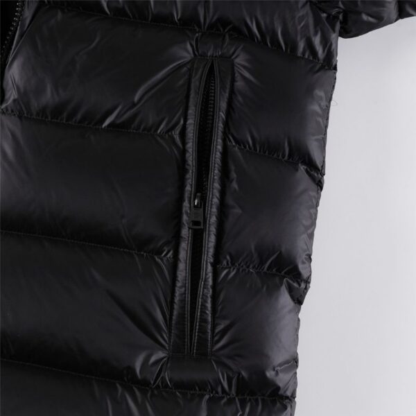 Jacket Puffer Moncler Black Hooded MCL012 - Image 7