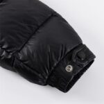 Jacket Puffer Moncler Black Hooded MCL012 - Image 8