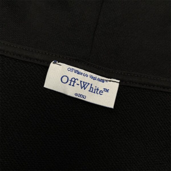 Hoodie Off-White Black Graphic OFF015 - Image 11