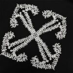 Hoodie Off-White Black Graphic OFF015 - Image 5
