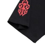 T-shirt Chrome Hearts Red Cross Crest Black CH004 - Image 9