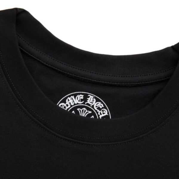 T-shirt Chrome Hearts Red Cross Crest Black CH004 - Image 10