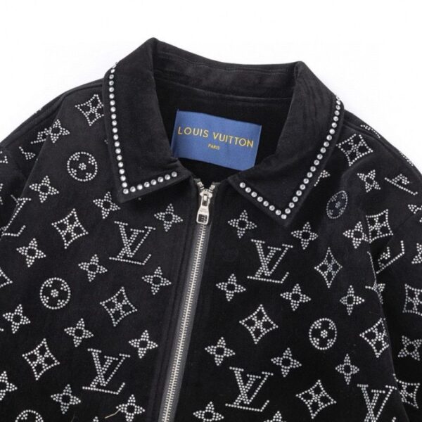 Jacket Louis Vuitton LV Monogram Studded LV053 - Image 8