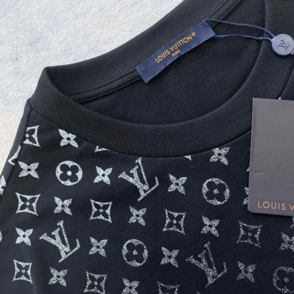 T-shirt Louis Vuitton Gradient Cotton Black - Image 5