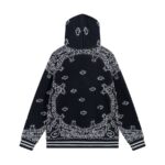 Amiri Bandana B-Ball Hoodie 'BlackGrey' - Image 2