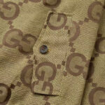 Jacket Gucci Monogram Beige Brown GC100 - Image 6