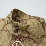Jacket Gucci Monogram Beige Brown GC100 - Image 5