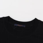 T-shirt Louis Vuitton Graphic Print Black LV023 - Image 6