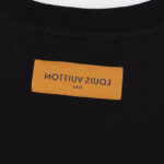T-shirt Louis Vuitton Graphic Print Black LV023 - Image 5