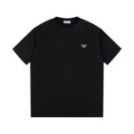 T-shirt Prada Logo Patch Black PD015