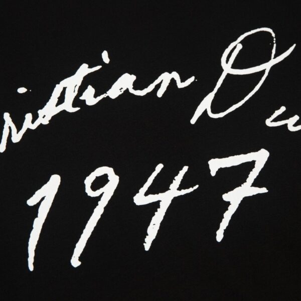 T-shirt Christian Dior Embossed Monogram Navy DO062 - Image 4