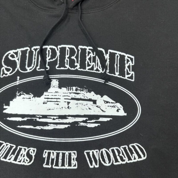 Hoodie Supreme x Corteiz Black SP047 - Image 5