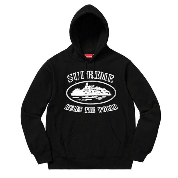 Hoodie Supreme x Corteiz Black SP047 - Image 1