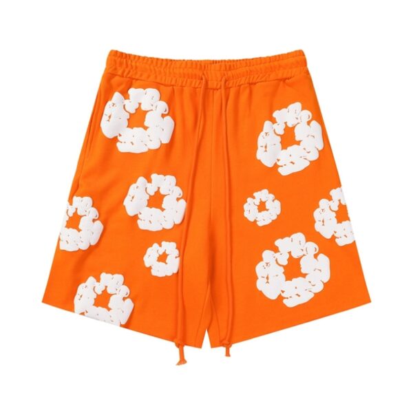 Shorts Denim Tears White Clouds Orange - Image 1