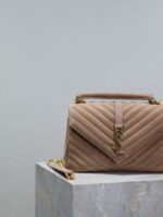 wildleder Karamell mit Goldschnalle 24 cm - Image 4