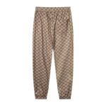 Pants Gucci GG Beige Drawstring Joggers GC033 - Image 2