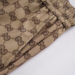 Pants Gucci GG Beige Drawstring Joggers GC033 - Image 7