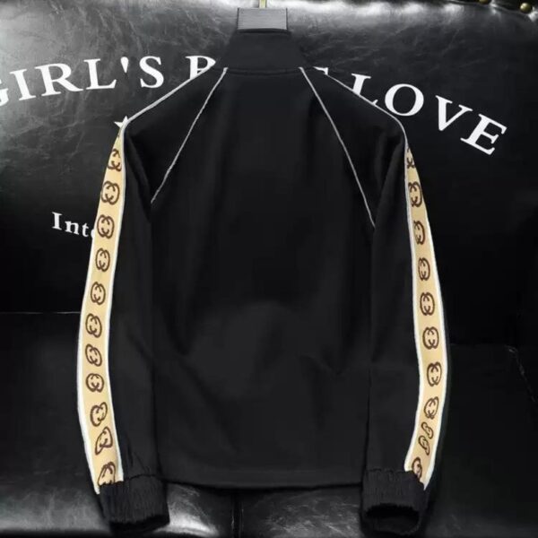 Jacket Gucci Monogram Stripe Track GC099 - Image 8