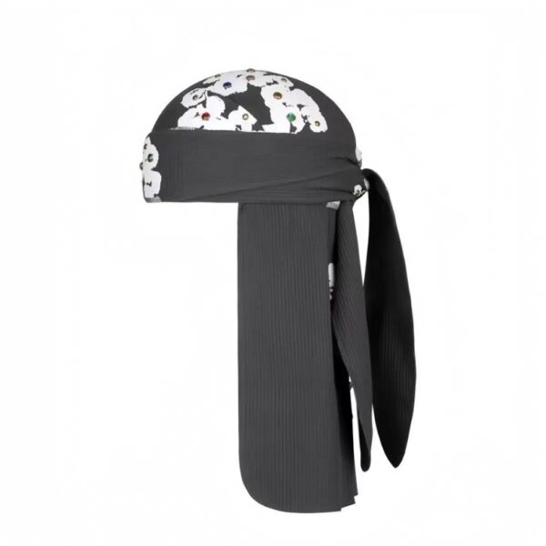 Durag Denim Tears Floral Embellished Black - Image 1