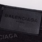 Jeans Balenciaga Monogram Black BL026 - Image 5