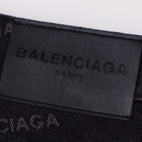 Jeans Balenciaga Monogram Black BL026 - Image 5