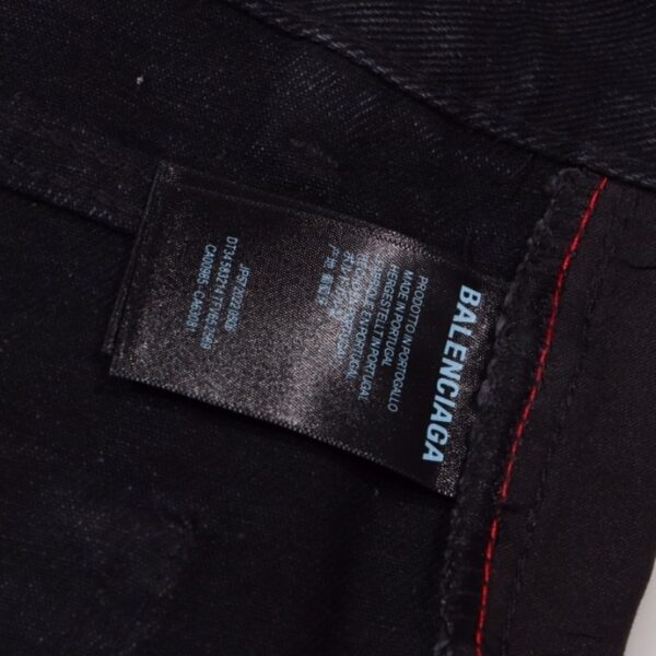 Jeans Balenciaga Monogram Black BL026 - Image 6