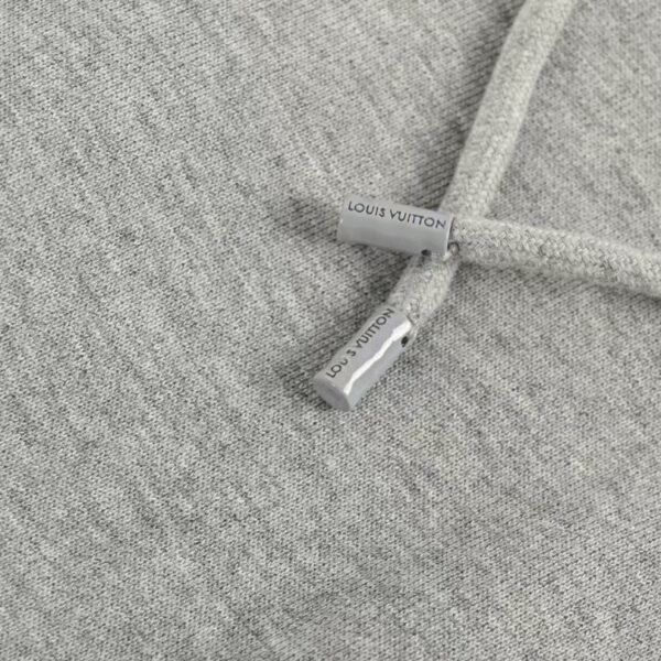 Hoodie Louis Vuitton Monogram Grey LV039 - Image 5