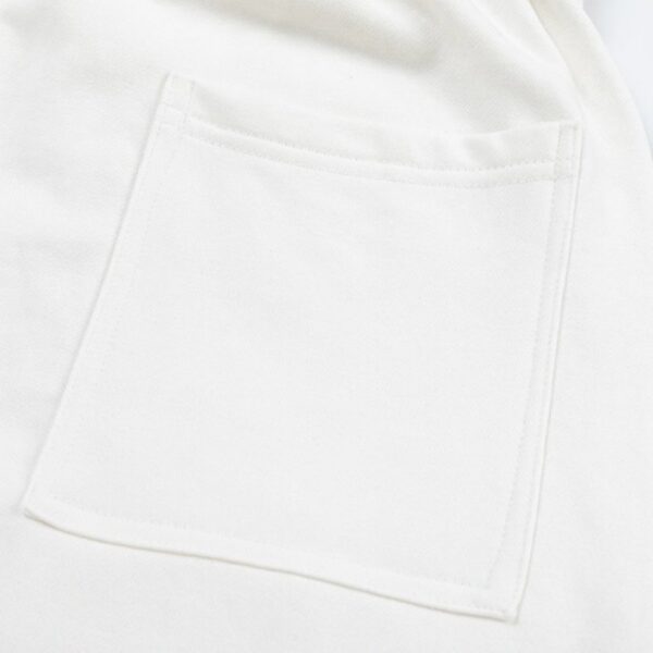Shorts Balenciaga Logo White BL016 - Image 4