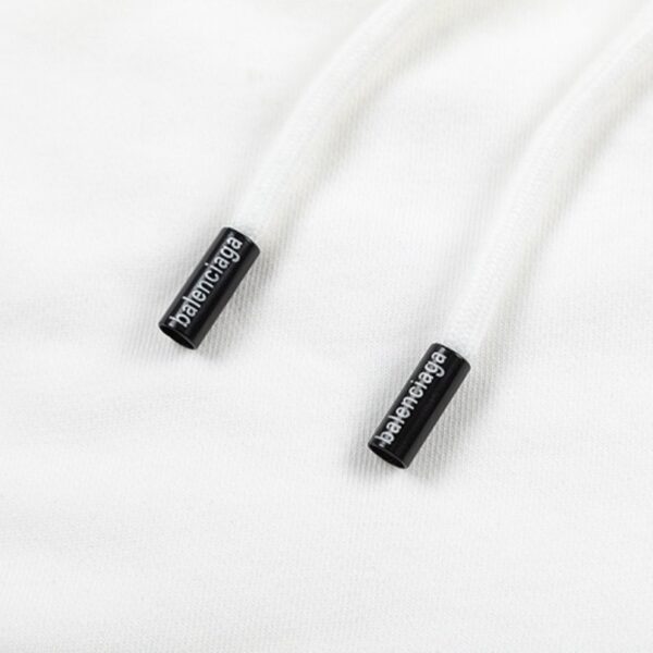 Shorts Balenciaga Logo White BL016 - Image 7