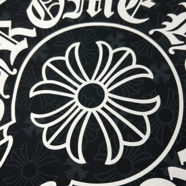 Hoodie Chrome Hearts Hearts Zip Black Monogram CH063 - Image 5