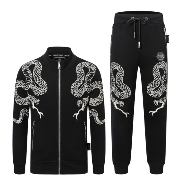Tracksuit Philipp Plein Snake Embroidered Design PP006 - Image 1