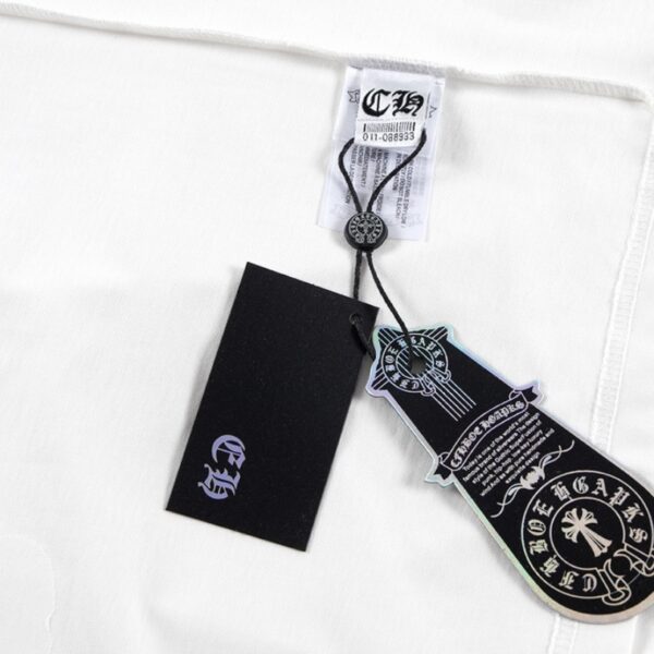 T-shirt Chrome Hearts Large Cross White Print CH043 - Image 8
