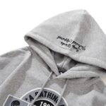 Hoodie BAPE Busy Works Logo Grey BP044 - Image 4