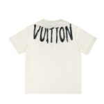 T-shirt Louis Vuitton Brushstroke Logo White - Image 5