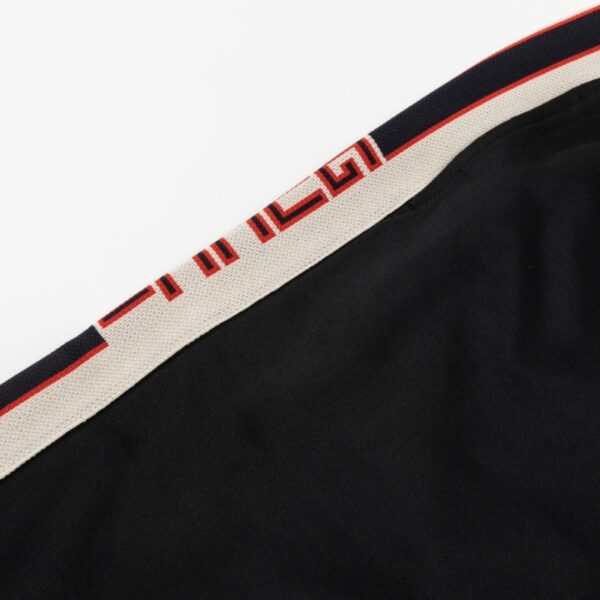 Shorts Gucci Logo Stripe Black GC076 - Image 7