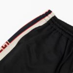 Shorts Gucci Logo Stripe Black GC076 - Image 6