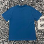 T-shirt Dior Logo Blue DO070 - Image 7